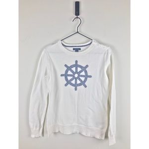 Nautical cream sweater